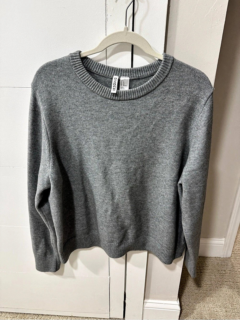 Divided by H&M Gray Crewneck Sweater XL NWOT